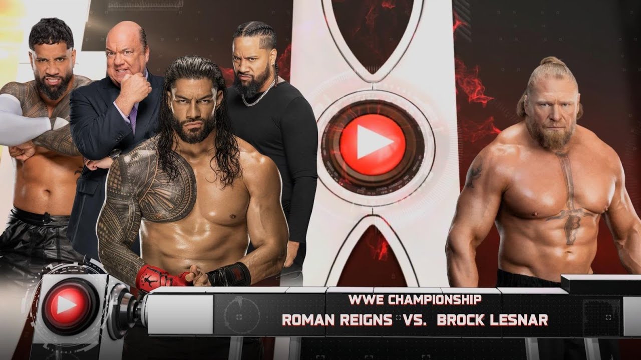 WWE 2K25 Roman Reigns VS Brock Lesnar