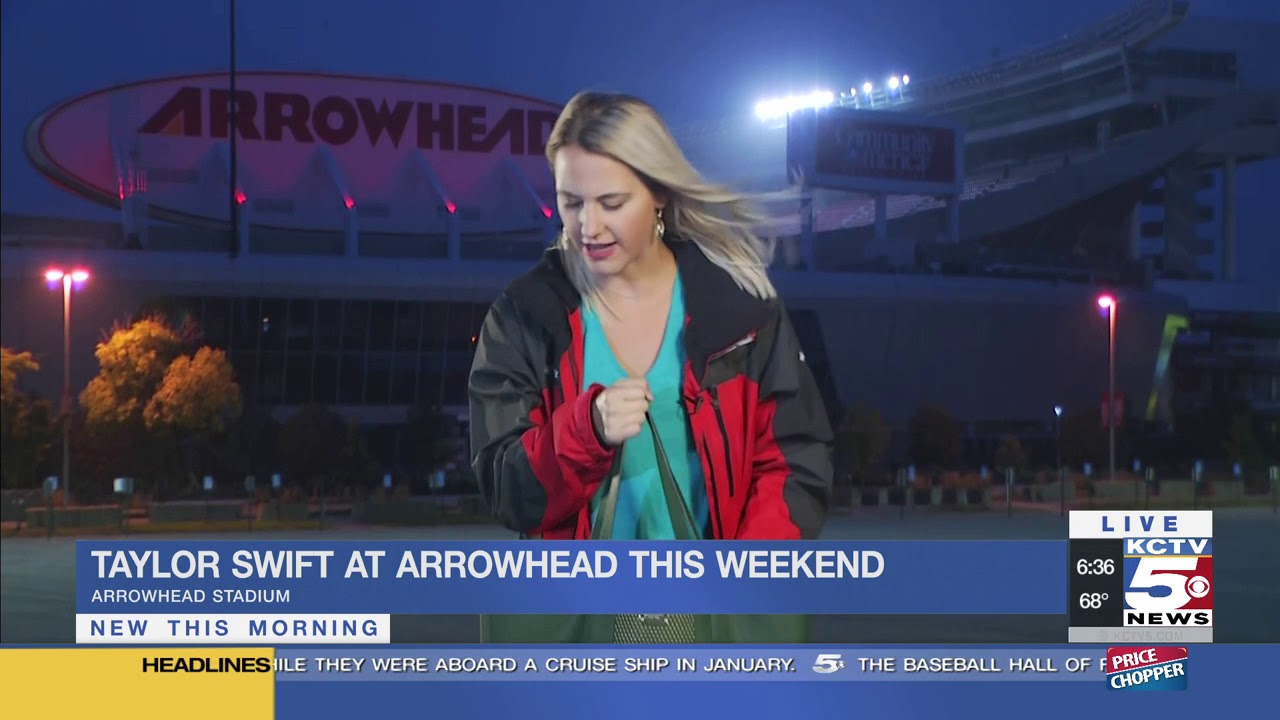 Taylor Swift at Arrowhead on Saturday