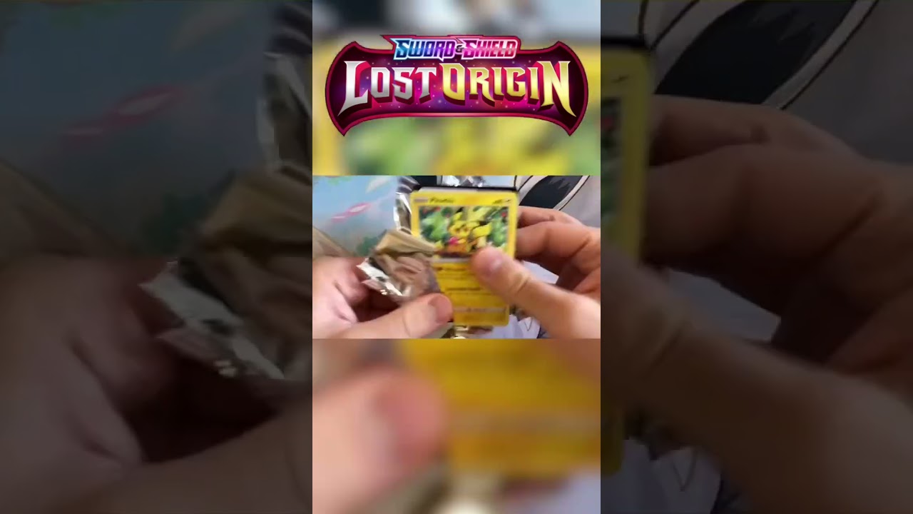 😱The new prerelease kit from lost origin🐲 #opening #pokemon #shorts
