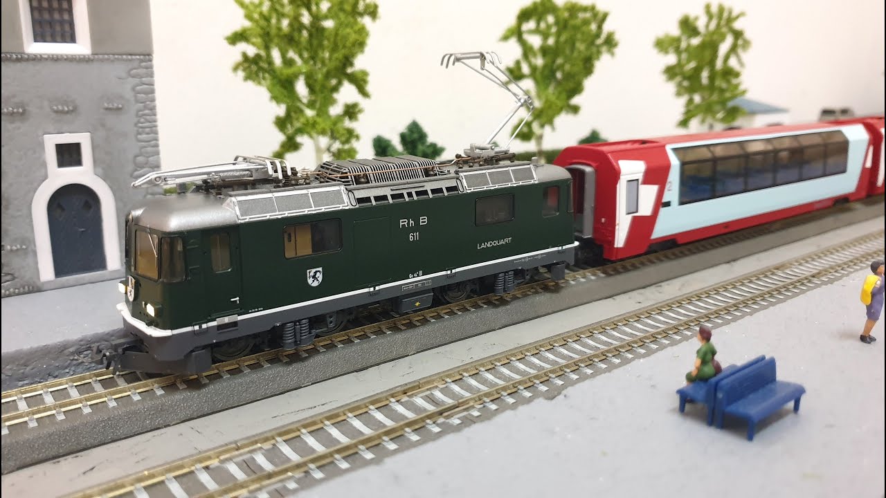 RhB Bemo im Keller # 40 - 09/25 - Gr&uuml;n und Chrom