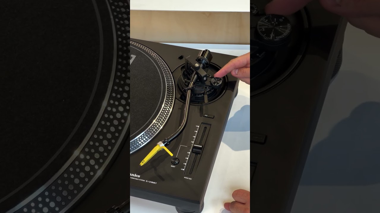 RetroFutur.fr - Tutoriel de r&eacute;glage pour la platine vinyle Technics SL-1200 MK7 #vinylcommunity