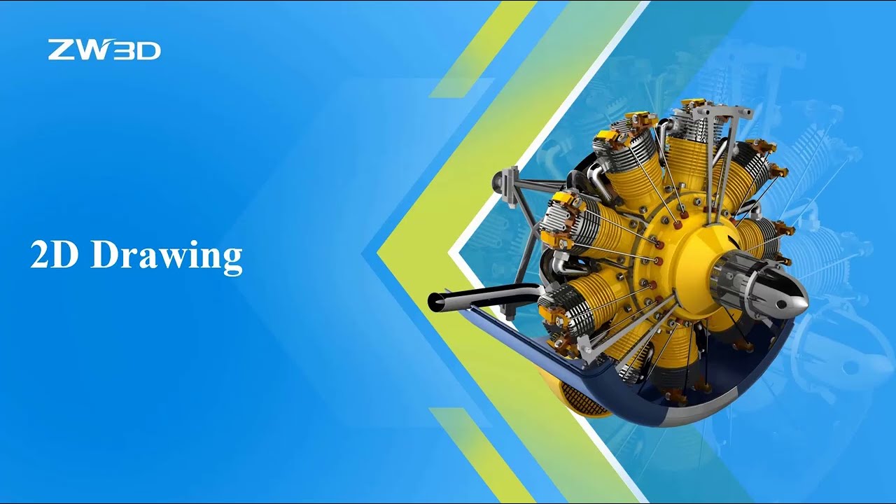 ZW3D Training Lesson 7: 2D Drawing | Trình bày bản vẽ 2D