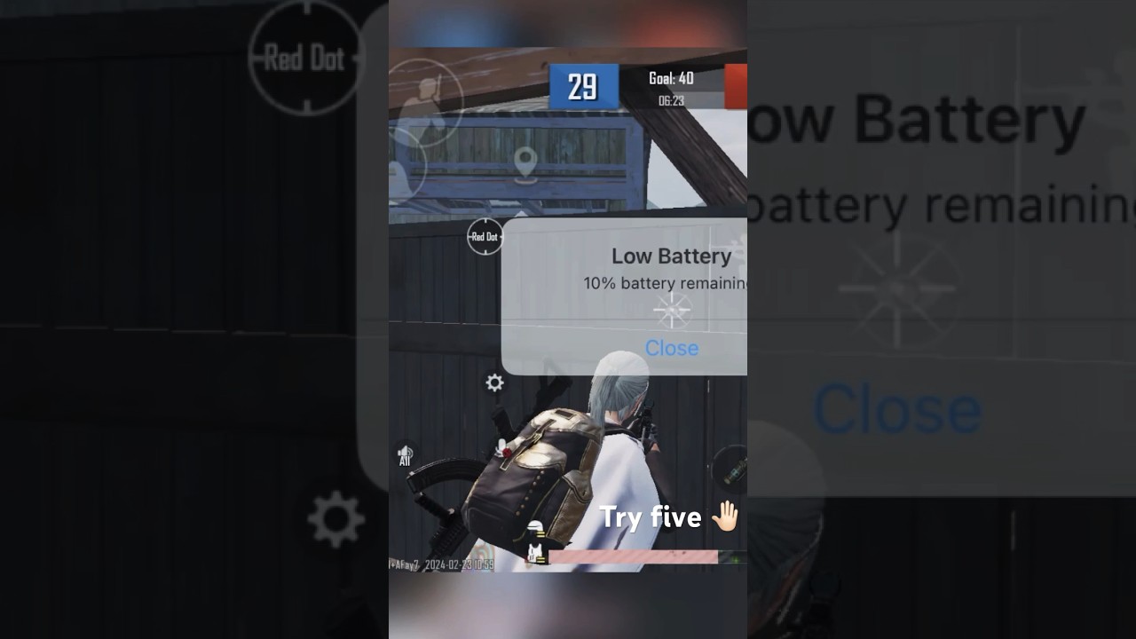 If you get low battery signal while playing, mood will be off.