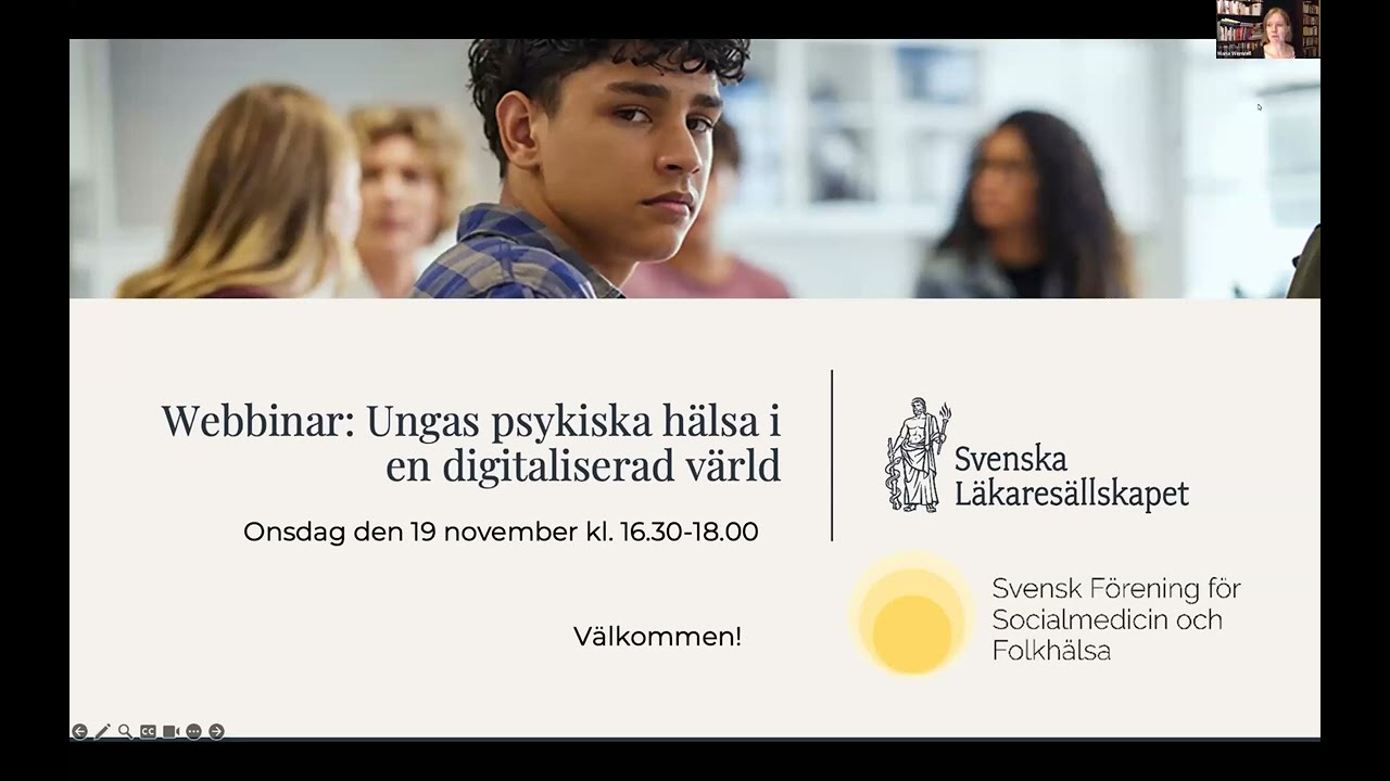 Webbinar: Ungas psykiska hälsa i en digitaliserad värld
