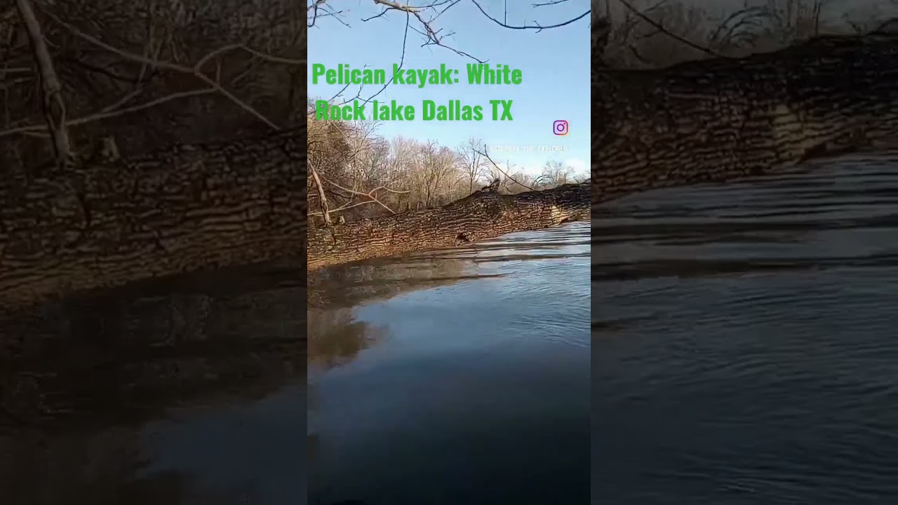 pelican kayak at white Rock lake #kayak #kayaking #pelicankayak