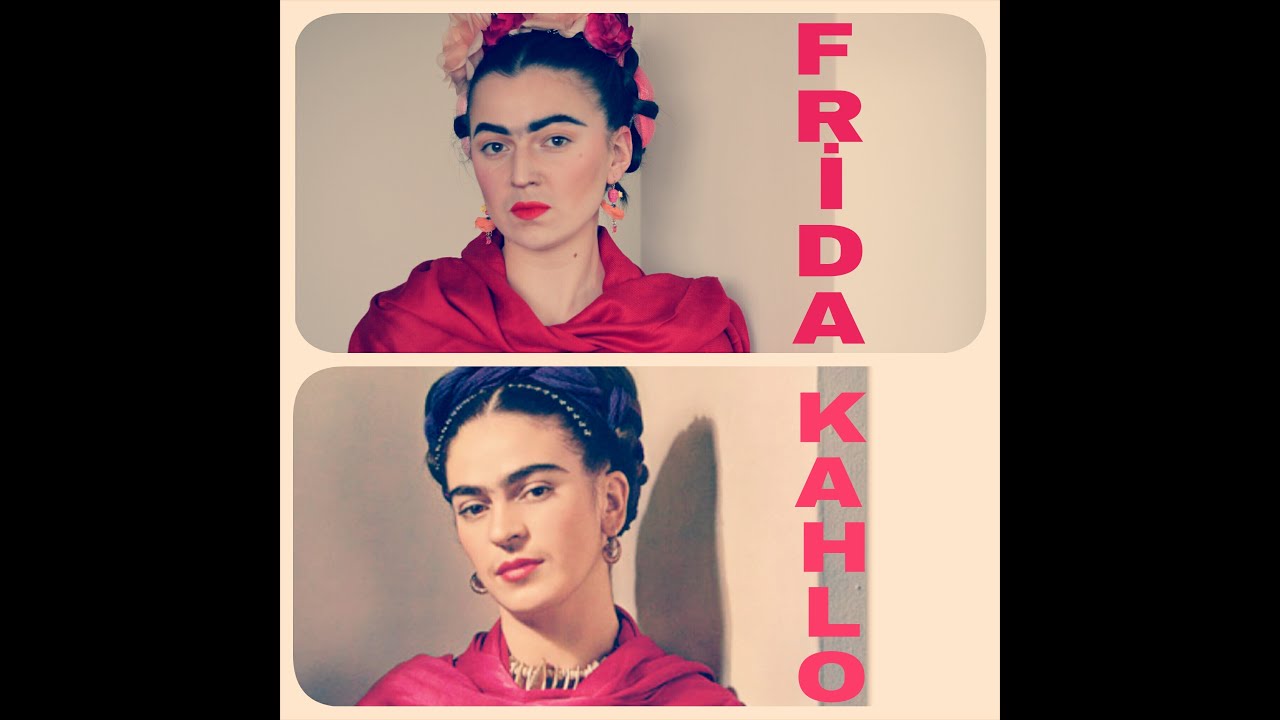 Frida Kahlo Makyaj ve Saç || Frida Kahlo Transformation Makeup and Hair