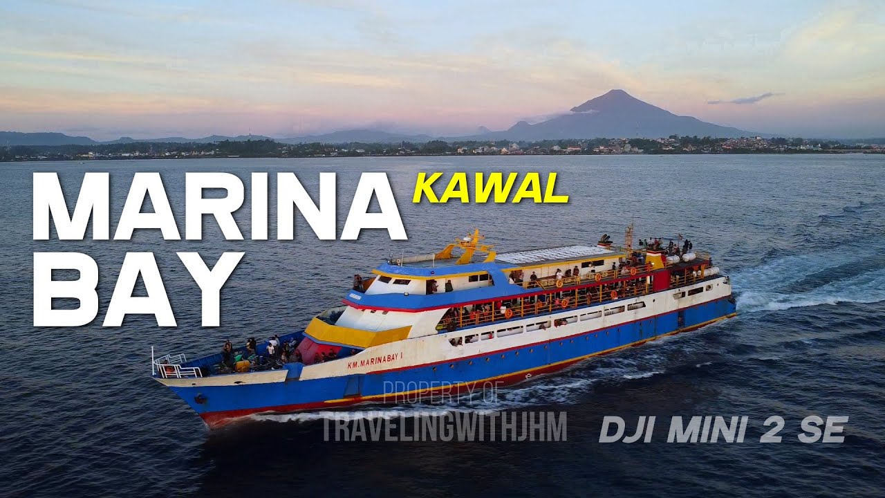 Video Drone Mengawal KM Marina Bay Tinggalkan Pelabuhan Manado 13 April 2024