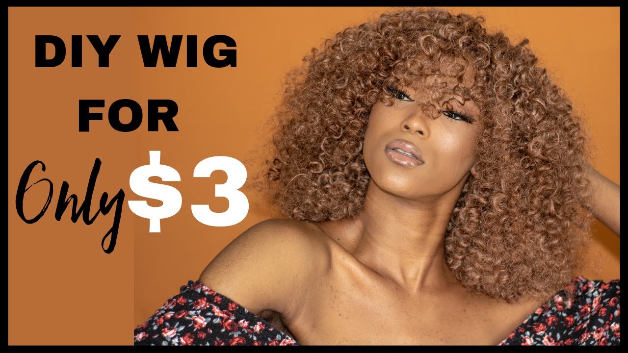 $3 😱 DIY Honey Blonde bohemian Crochet wig! WHO IS SHE?