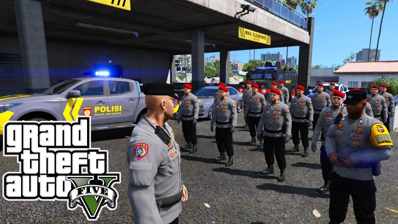 Patroli Reskrim Kejar Kejaran Dengan Penculik Bersenjata || GTA 5 Mod Polisi Indonesia