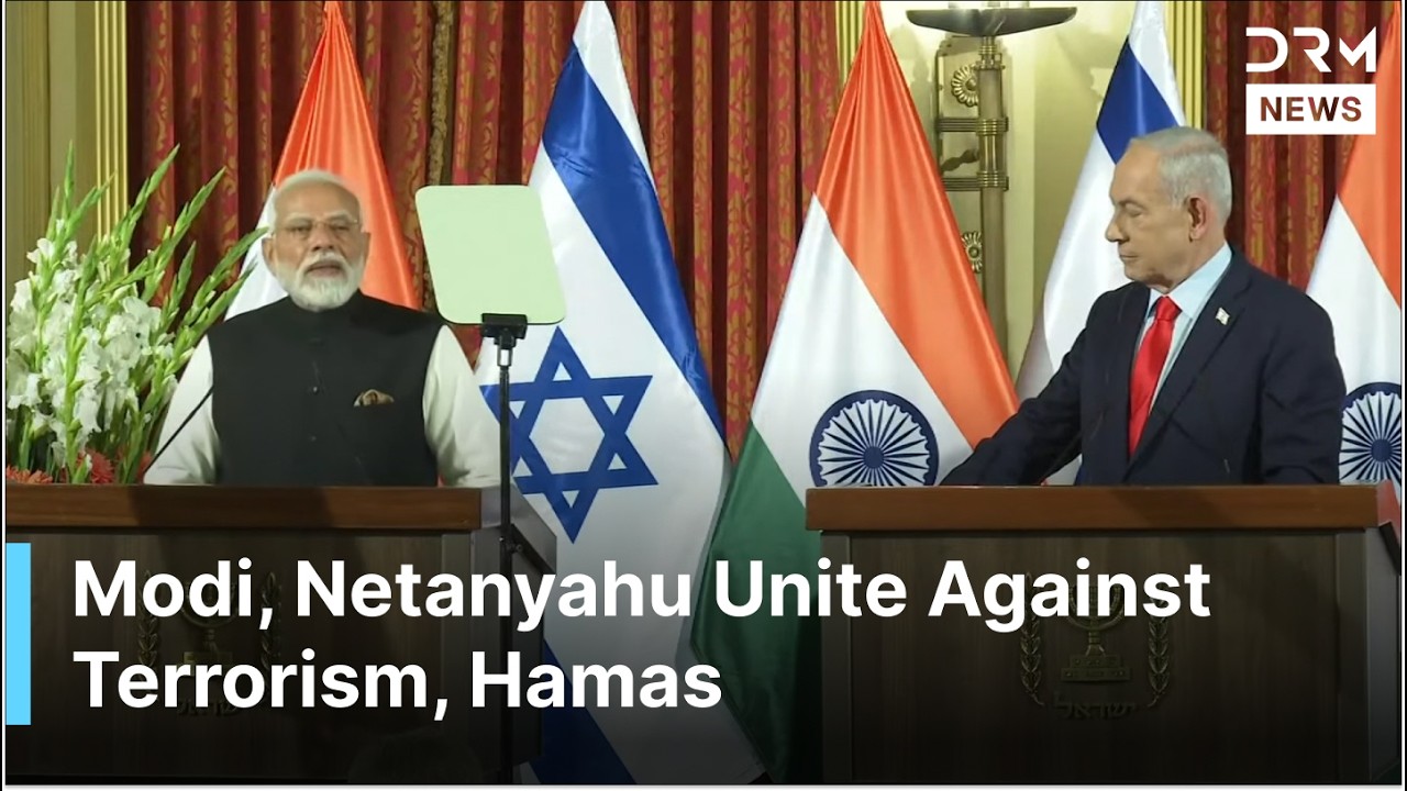 FULL: India, Israel Unite Against Terrorism, Hamas, Sign Historic Deals During Modi Visit | AC1G