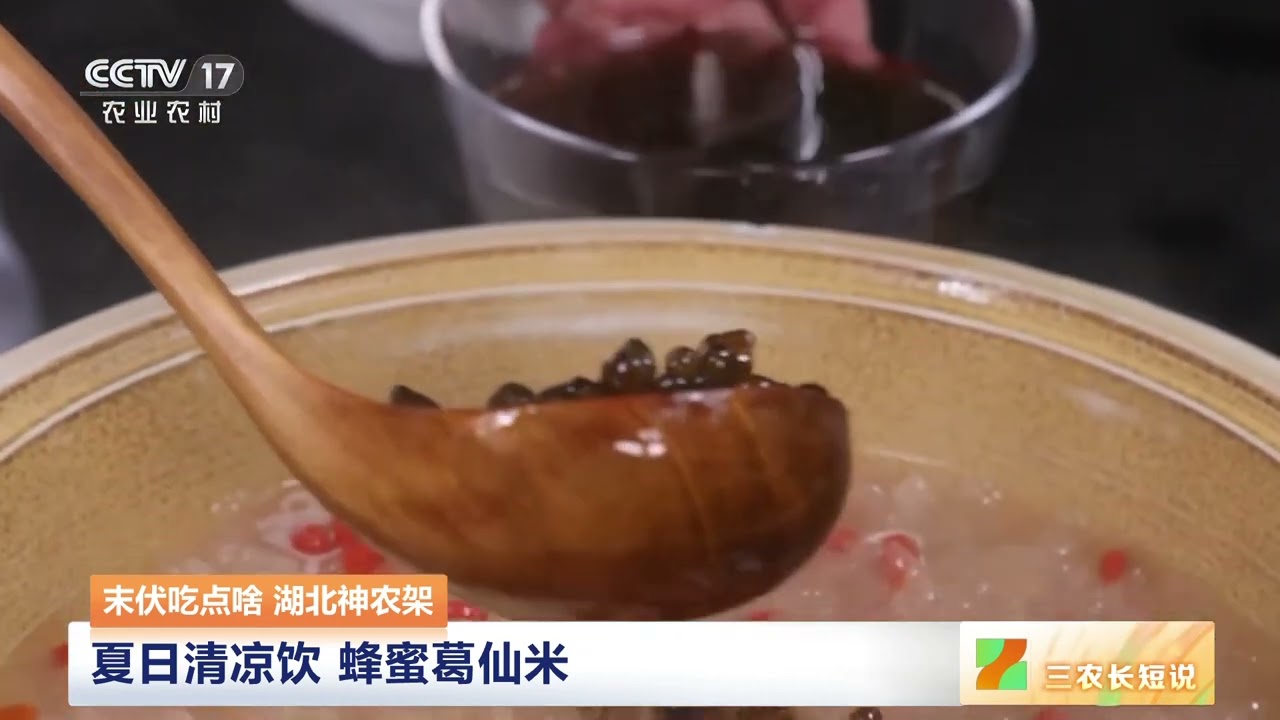 [三农长短说]末伏吃点啥 湖北神农架 夏日清凉饮 蜂蜜葛仙米|农业致富经 Agriculture And Farming