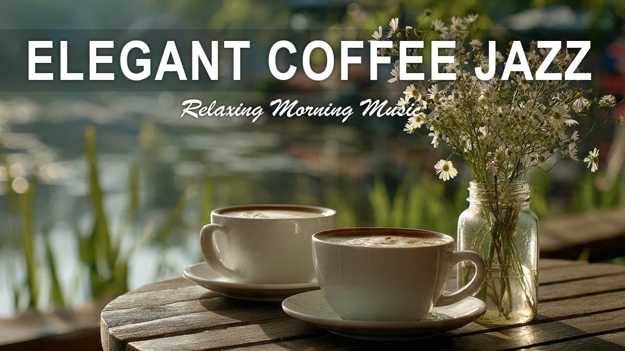 Elegant Coffee Jazz ☕ Calm Morning Jazz & Cozy Café Ambience for Study & Work