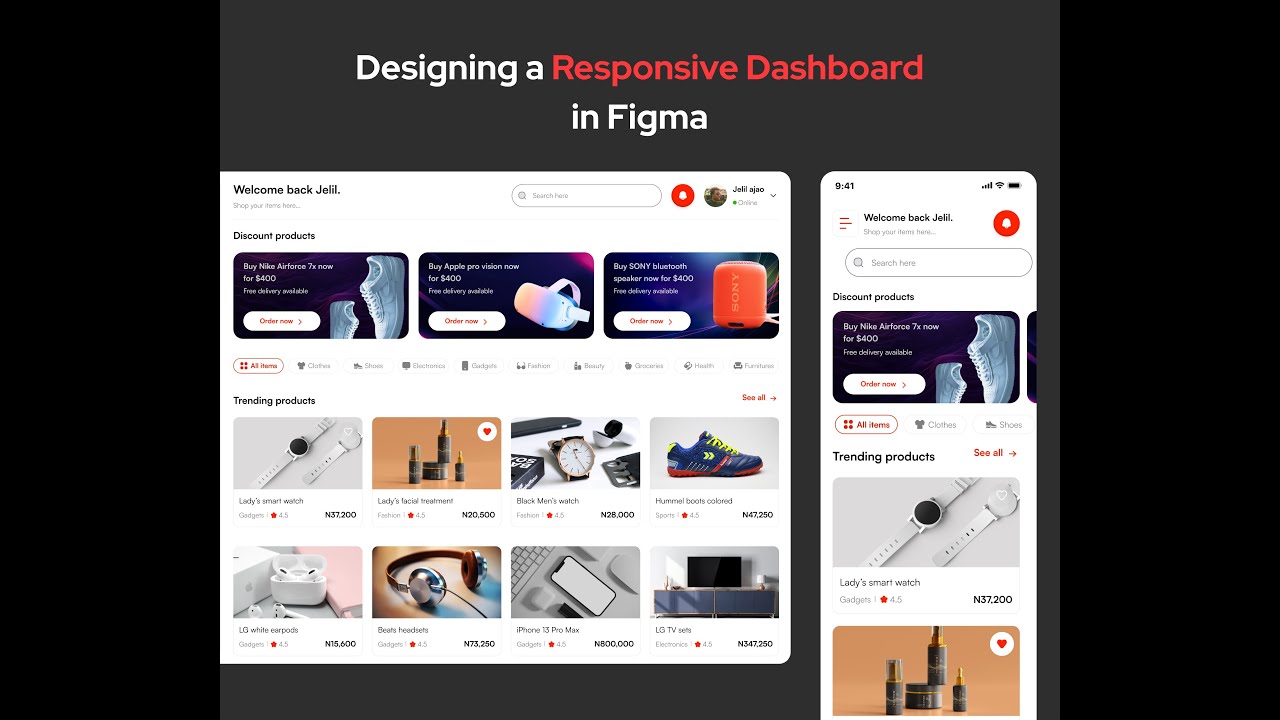 How to Design a Responsive Dashboard in Figma (Step-by-Step Tutorial)
