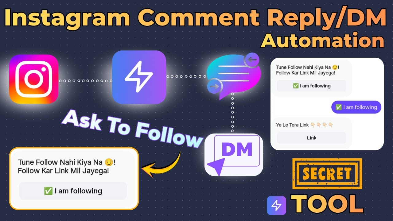Instagram Comment To DM Automation Using TezDM | Auto DM Anyone Who Comments!