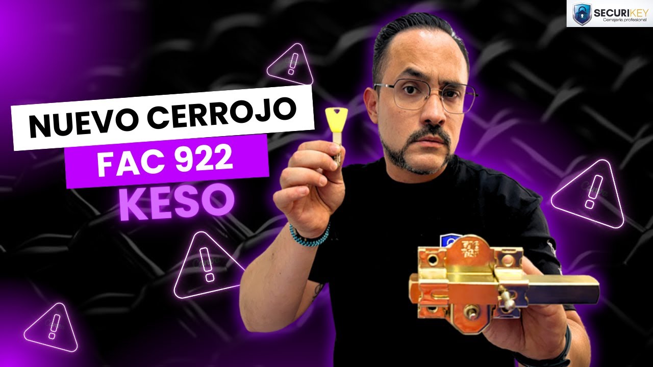 Nuevo cerrojo FAC 922 con inserto KESO I solución de seguridad ideal para proteger tu hogar.
