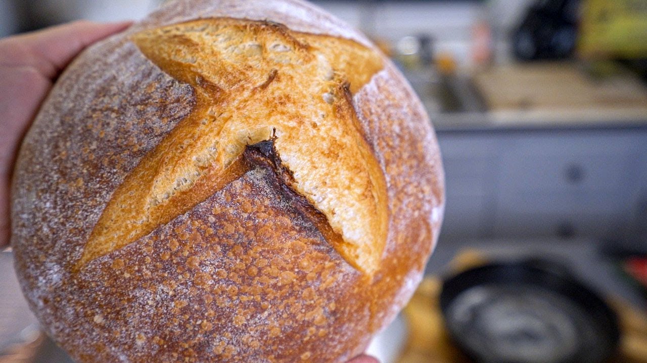 Homemade Sourdough Bread - EASY Recipe