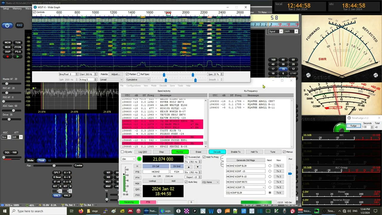 WSJT-X on ANAN G-2 with Thetis SDR and Voicemeeter Banana