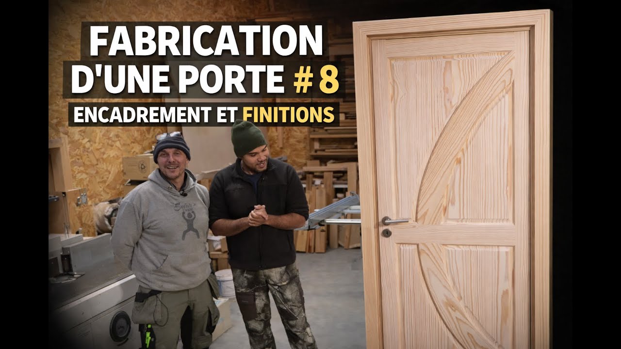 Fabrication d'une porte intérieure épisode # 8 suite et fin ...