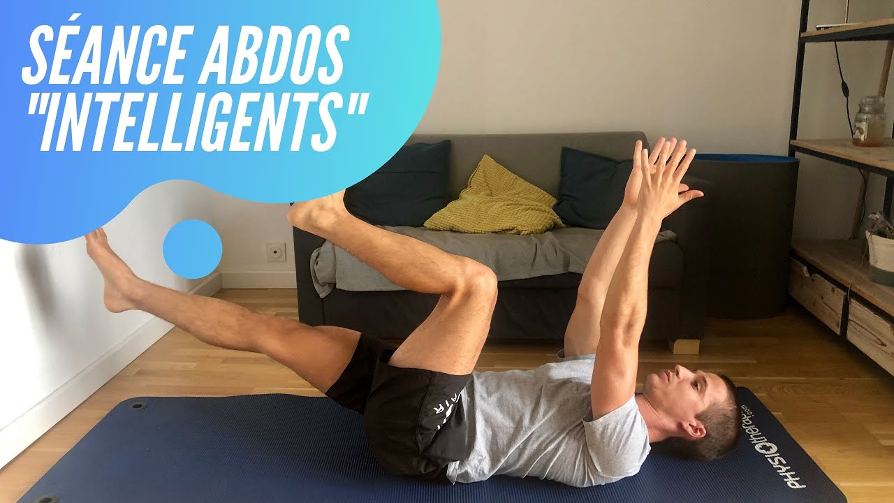 Séance abdos par un kiné. Gainage dynamique pour renforcer vos abdos et protéger votre dos  .