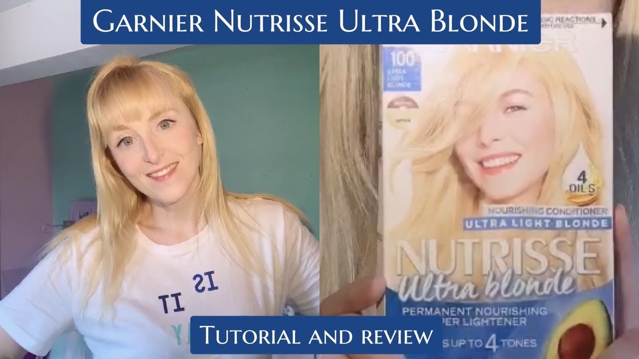 Dark Roots to Blonde with Garnier Nutrisse Ultra Blonde (Lockdown Hair Dye)