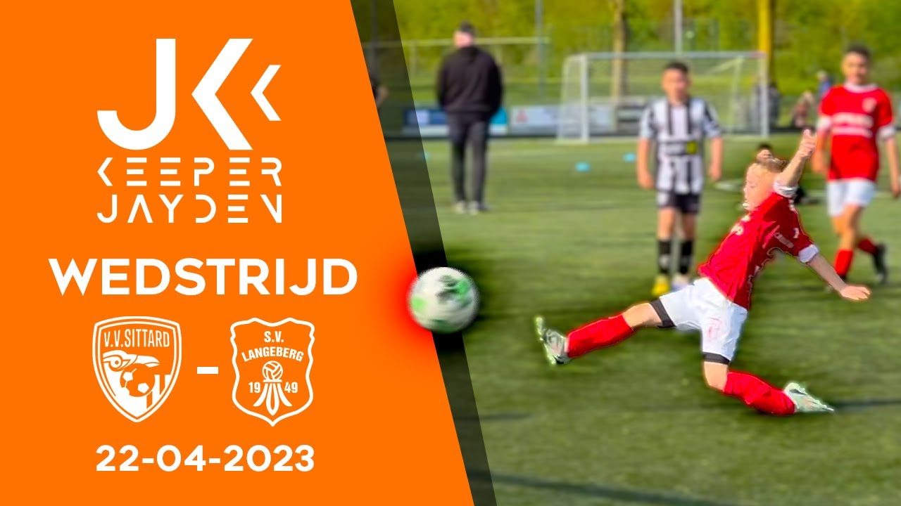 Wedstrijd v.v. Sittard JO11-1 - s.v. Langeberg JO11-1 - zaterdag 22 april 2023