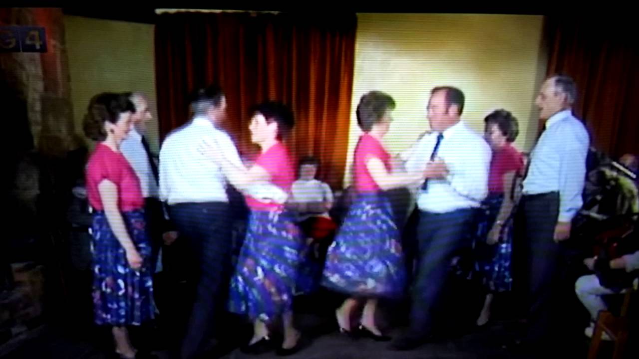 Caledonian Set Dancers 1986. Michael and Babs Scales (Mullagh - Co. Clare) and friends.