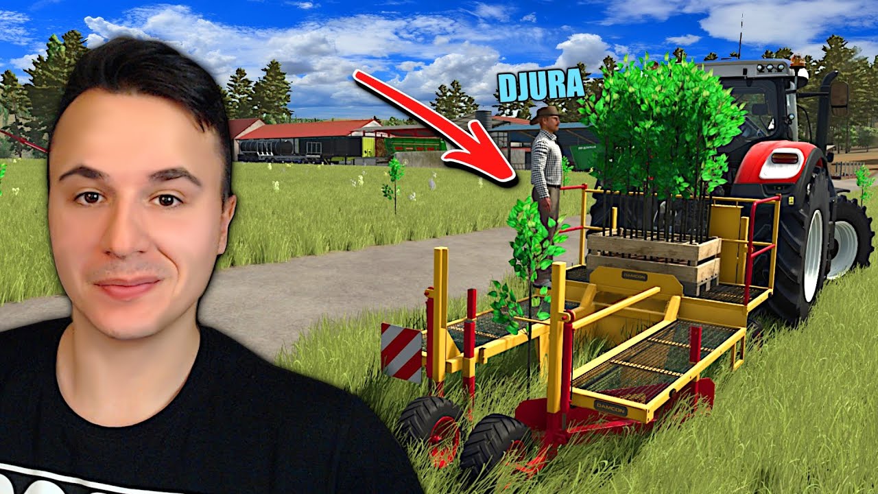 SADIMO DEKORATIVNA DRVA! | Farming Preživljavanje EP122 w/Djura