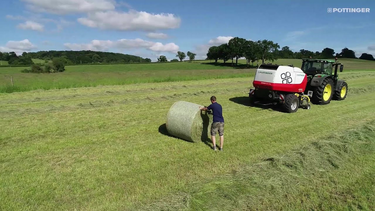 PÖTTINGER - Ferme de Castillon - Améliorer la qualité avec le séchage du foin en bottes