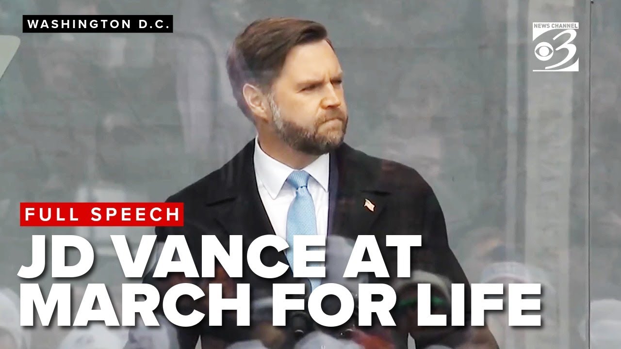 'Practice what you preach': JD Vance delivers speech at March for Life in D.C.