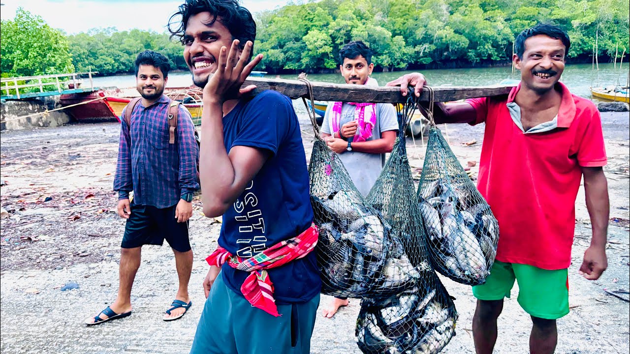 মাছ ধরে আনন্দ করলাম সঙ্গে প্রকাশ ভাইয়ের থাবরাইয়া থাবরাইয়া মাছ পাতায় @ANDAMAN_HUNTERS