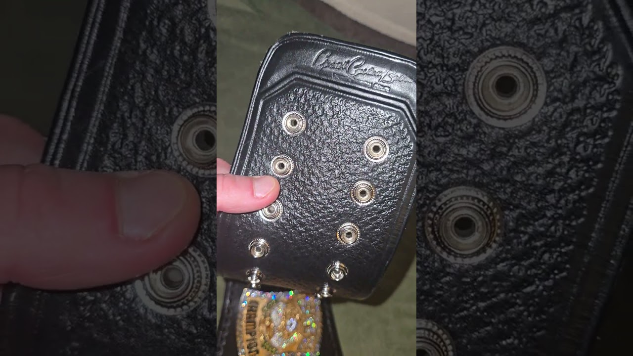 MY CASTED WWE SPINNER MADE BY GREAT CUSTOM BELTS