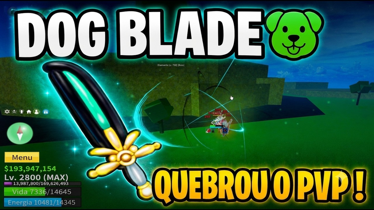 EU CONSEGUI A NOVA ESPADA SECRETA... E ELA &Eacute; ABSURDA! (DOG BLADE)