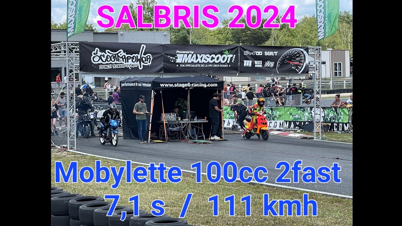 Salbris 2024 : Mobylette 100cc 2Fast