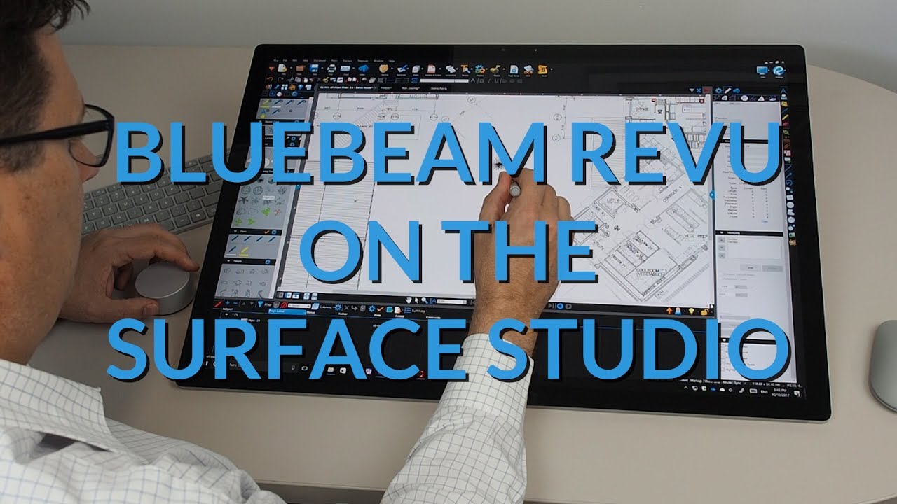 Bluebeam REVU on the Surface Studio