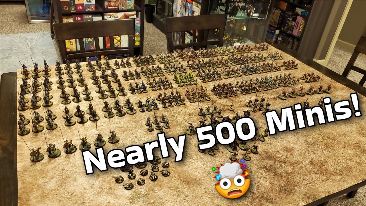 Nearly 500 Wargames Foundry Figures for Lion Rampant Painted by Blue Table Painting