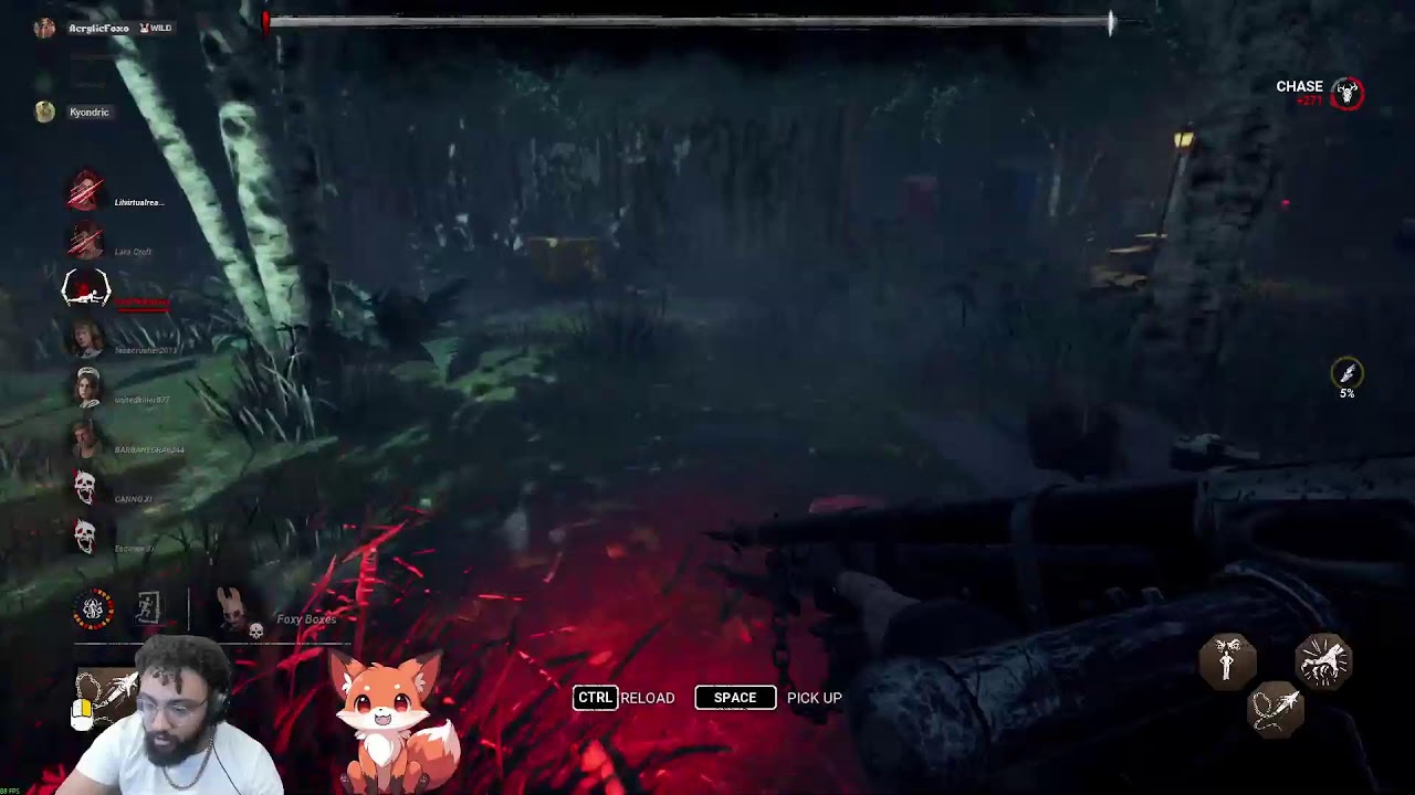 2v8 never felt so good! DEAD BY DAYLIGHT w/ @AcrylicFoxo