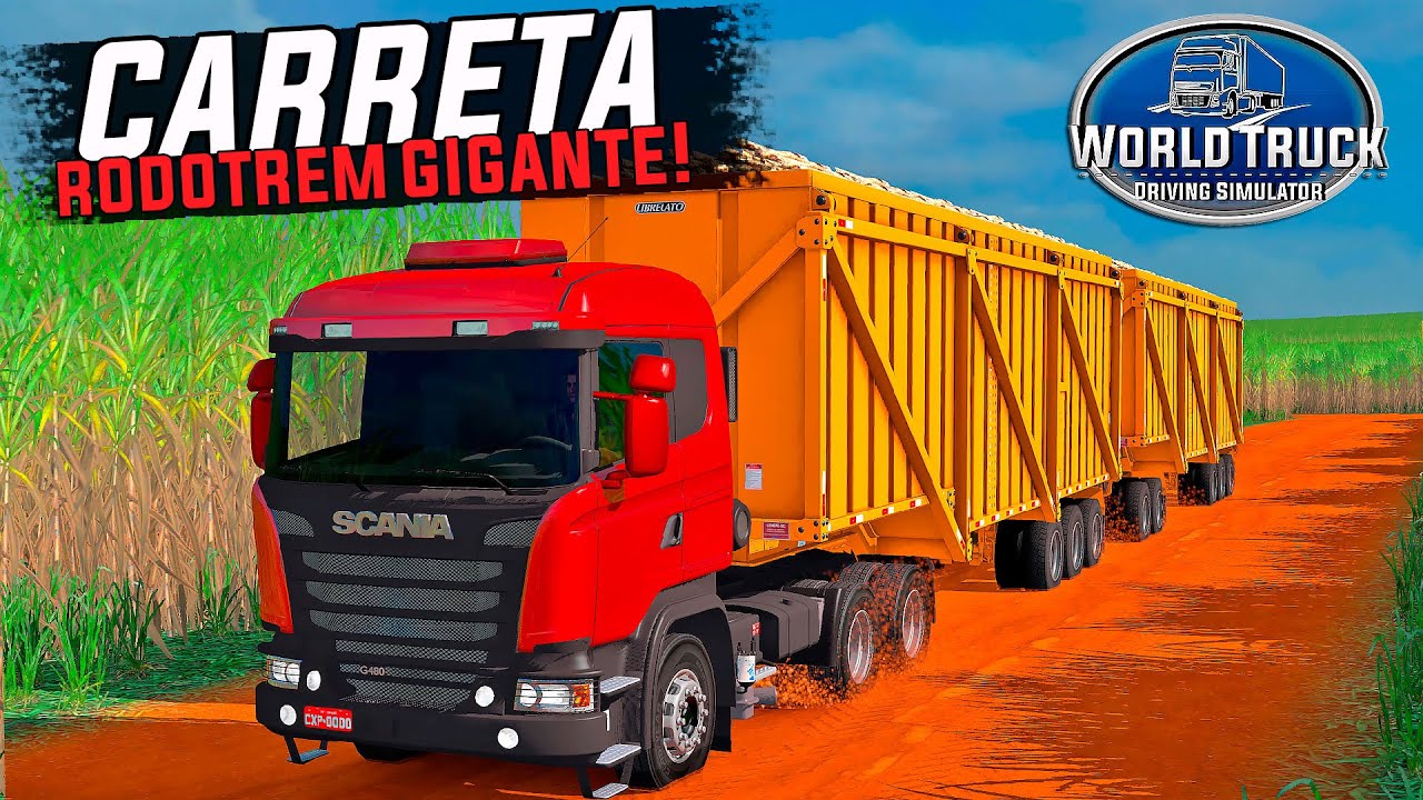 WORLD TRUCK DRIVING SIMULATOR  CARRETA CANAVIEIRA NAS ESTRADAS DE TERRA!