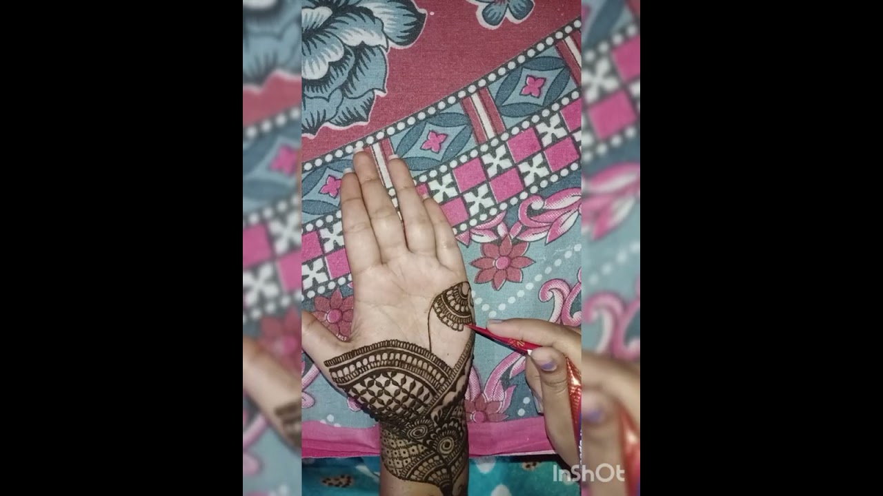 Mehendi design for front hand ❤️