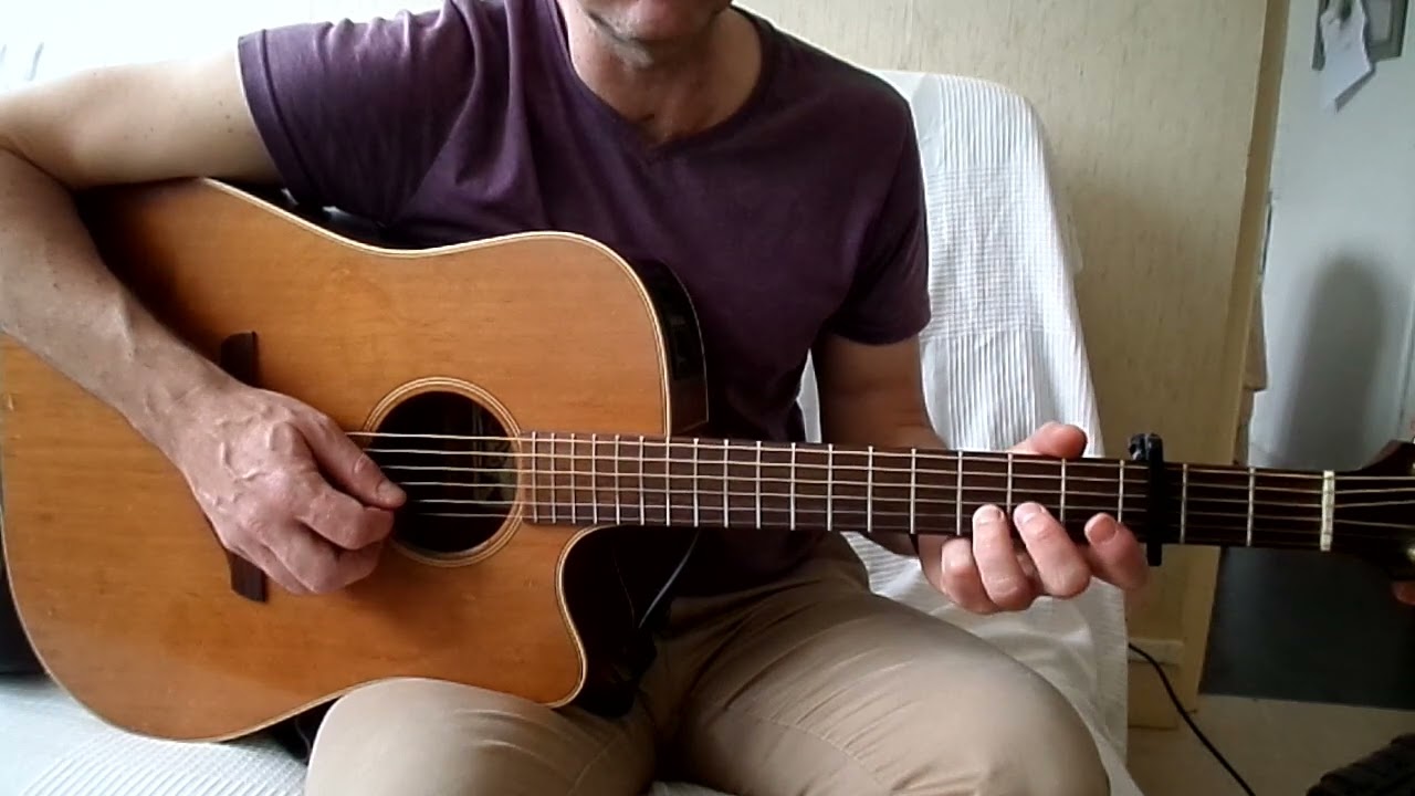Johnny hallyday - Diego tuto guitare melodie et accords version facile