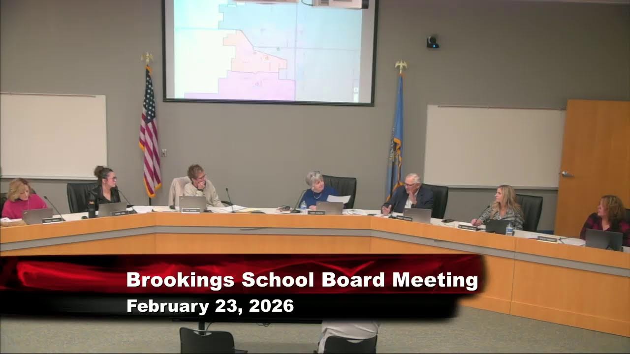 Brookings School Board February Workshop Meeting - 2/23/2026