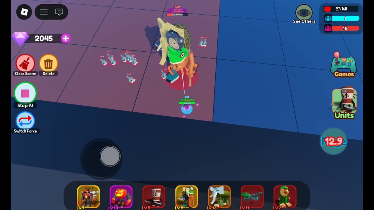 Fighting trinity titan and la Grande without taking hit (if i get hit or die= restart the battle)