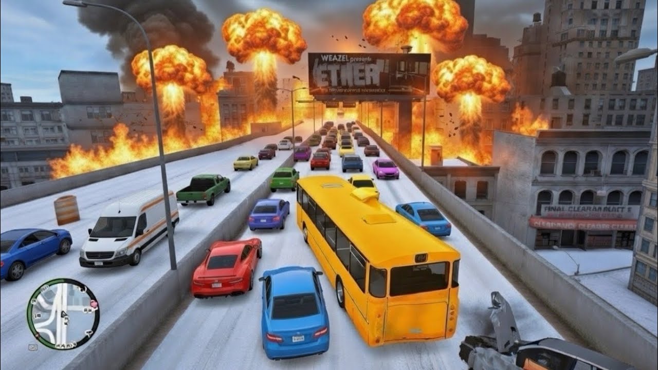 🔥GTA 4 CRASH TESTING REAL CARS #46