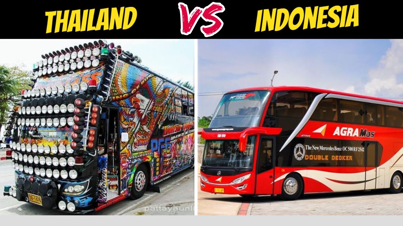 5 Perbedaan Bus THAILAND dengan Bus INDONESIA