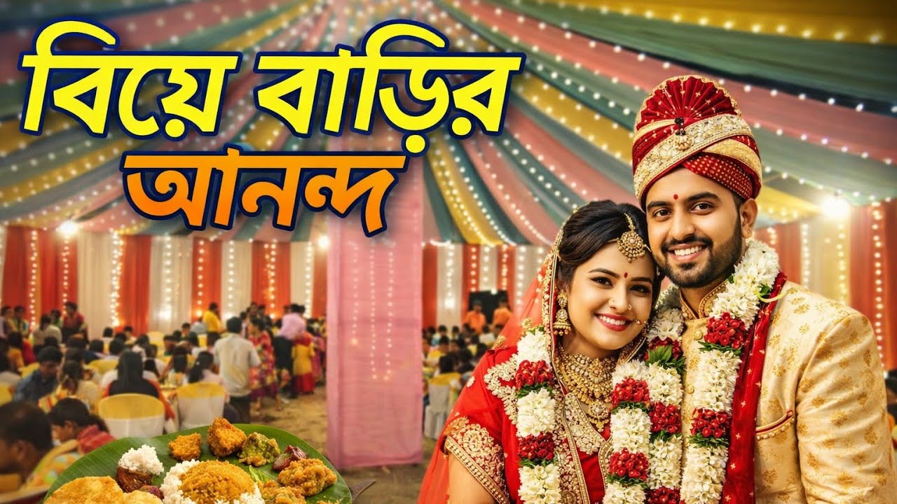 গ্রামের বিয়ে বাড়ি | খাওয়া দাওয়া আর মজা 😋