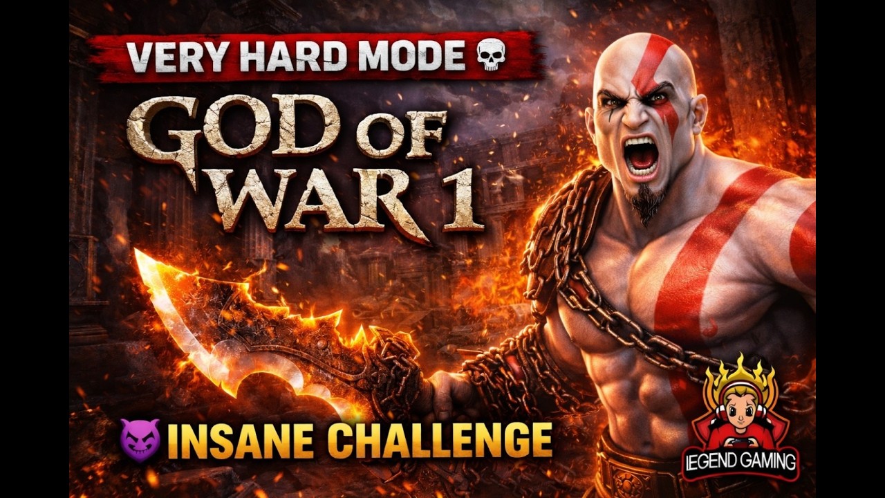 God of War 1 Very Hard Mode – Ultimate Rage Challenge #part6