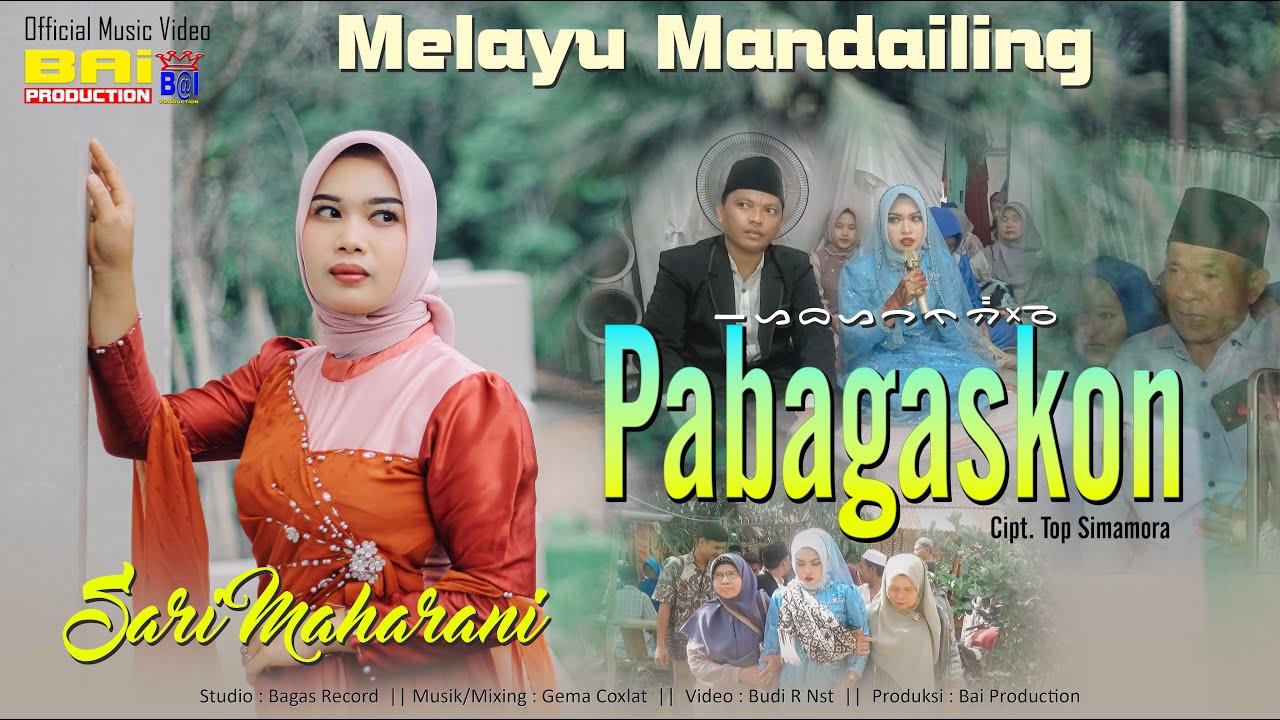 Sari Maharani ~ Pabagaskon | Cipt. Top Simamora Official Music Video Versi Pop Melayu Mandailing