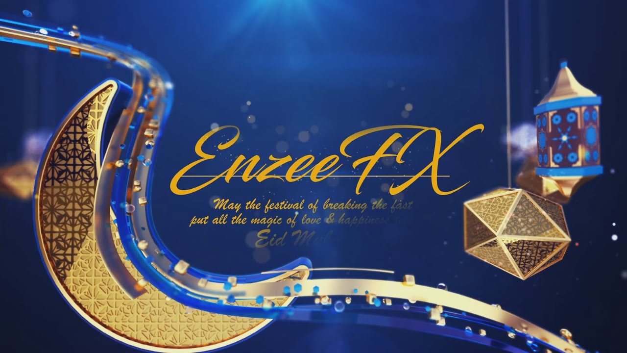 Ramadan Eid Mubarak Wishes Template for After Effects