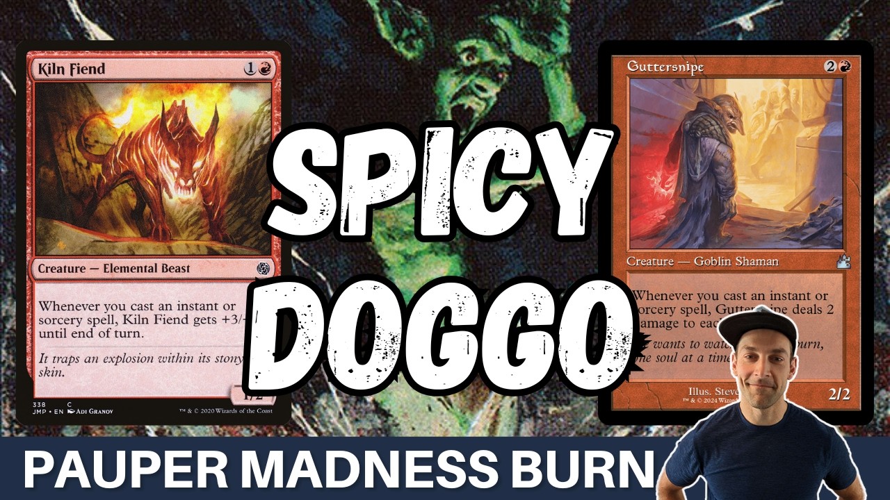 PUT A SPIN ON IT! Pauper Mono Red Madness with one angry puppy is looking to One Turn Kill!