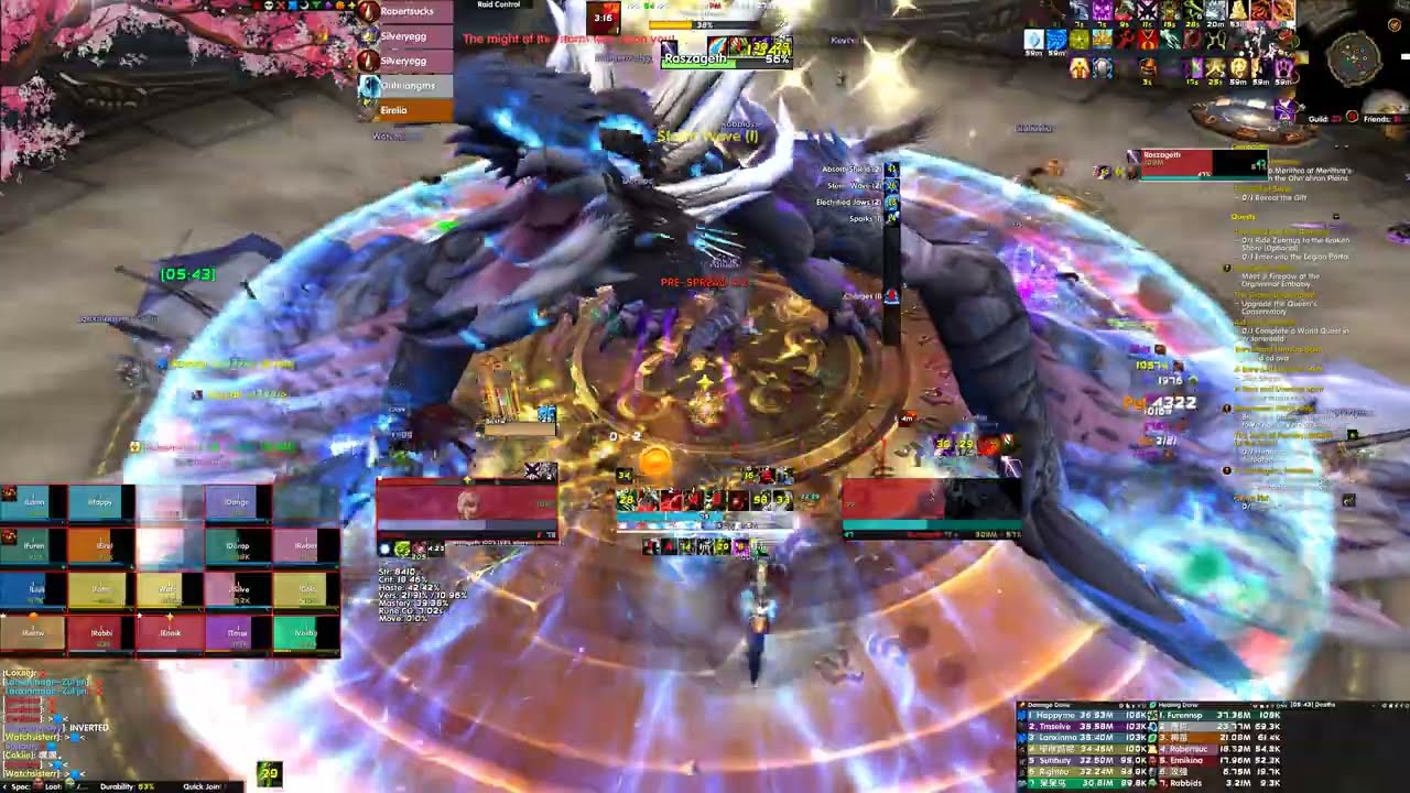Nimue Mythic Raszageth Blood DK PoV