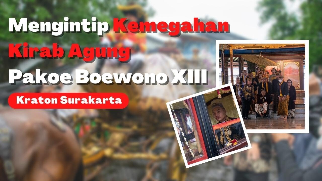 Kemegahan Kirab Agung PB XIII di Tengah Hujan Deras
